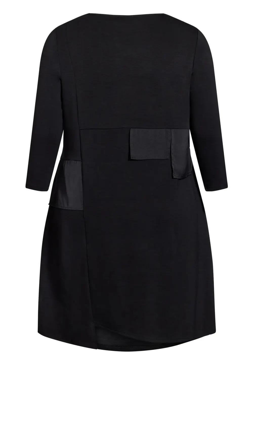 Evans Black 2 in 1 Shirt Dress