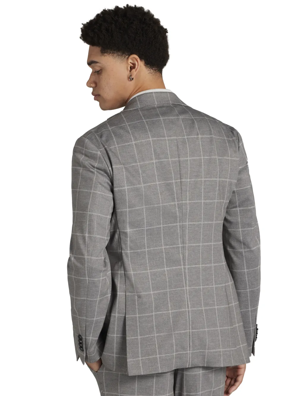 JOE Joseph Abboud Slim Fit Windowpane Suit Jacket