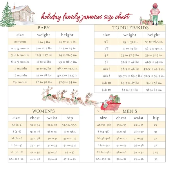 Present Delivery Organic Cotton Matching Family Pajamas