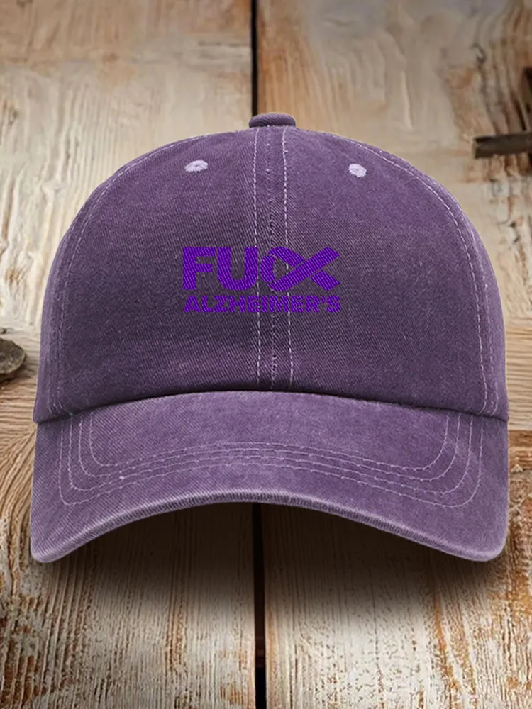 Fuck Alzheimer'S Baseball Cap