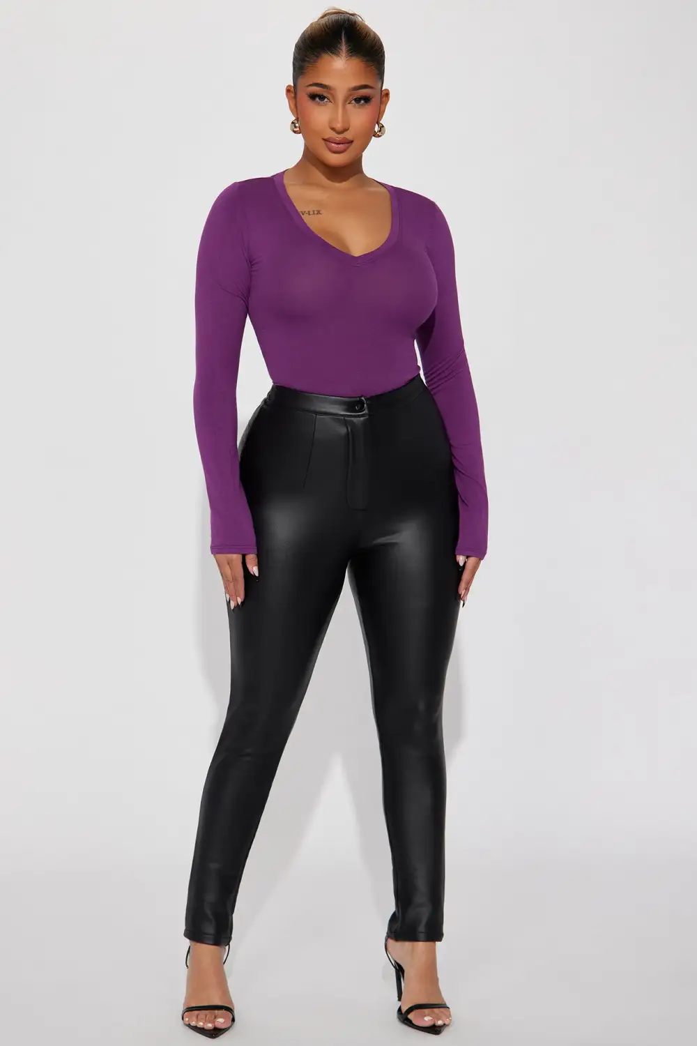 Your Everyday Long Sleeve Tee - Purple Dust