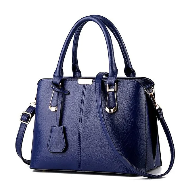 Women's Messenger Bag Sling Shoulder Bag Crossbody Bag PU Leather Daily Date Office & Career Solid Color Violets Black White