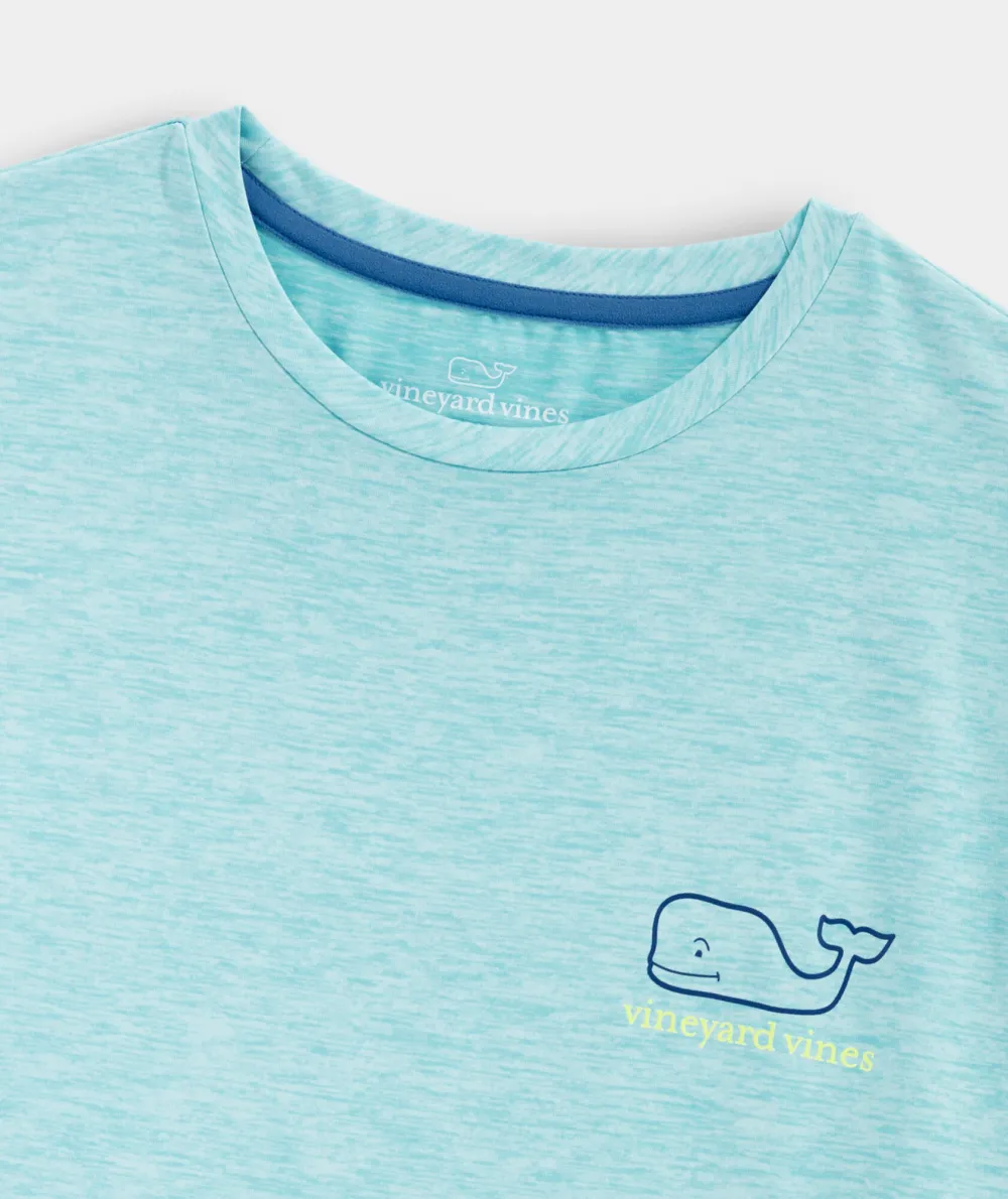 Whale Logo Short-Sleeve Harbor Performance Tee