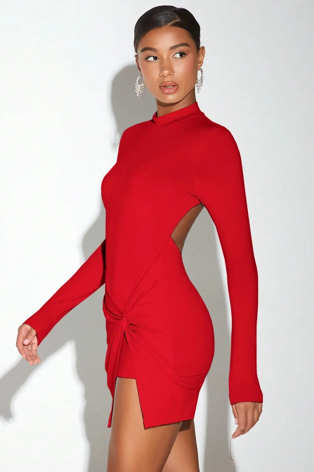 BAE Women's Long Sleeve Backless Dress