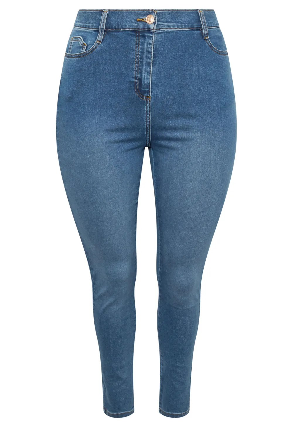 Curve Mid Blue Skinny Stretch AVA Jeans