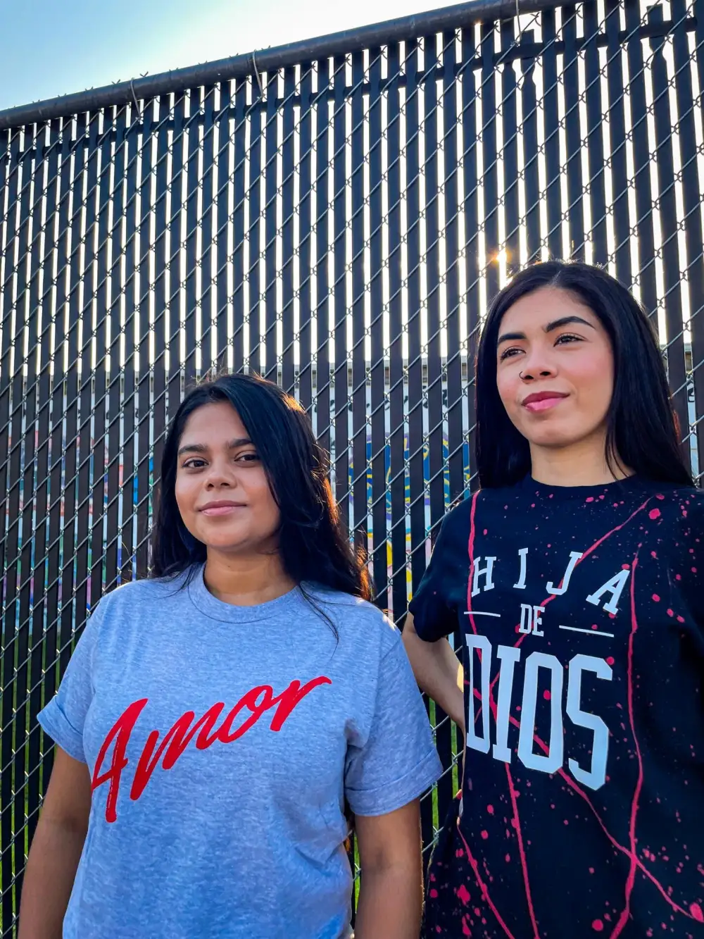 Hija De Dios (Black Splattered Red) Adult Box T-Shirt