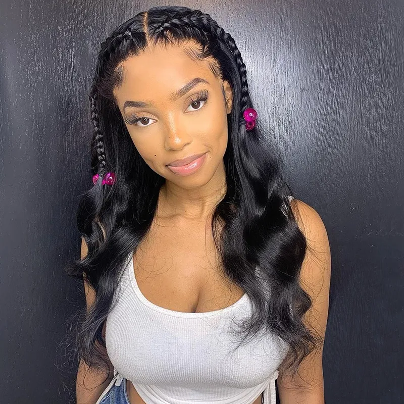 8inch-32inch Straight Human Hair Bundles with 5x5 Lace Closure