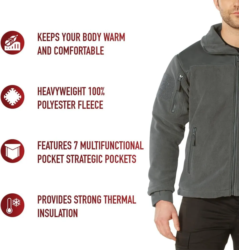 Spec Ops Tactical Fleece Jacket – Great For Layering