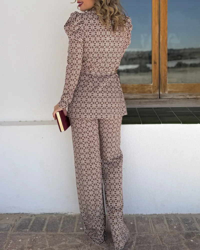 Minimalist V-Neck Set