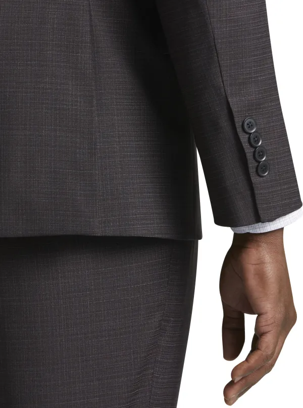 Michael Strahan Classic Fit Wool Blend Suit Jacket