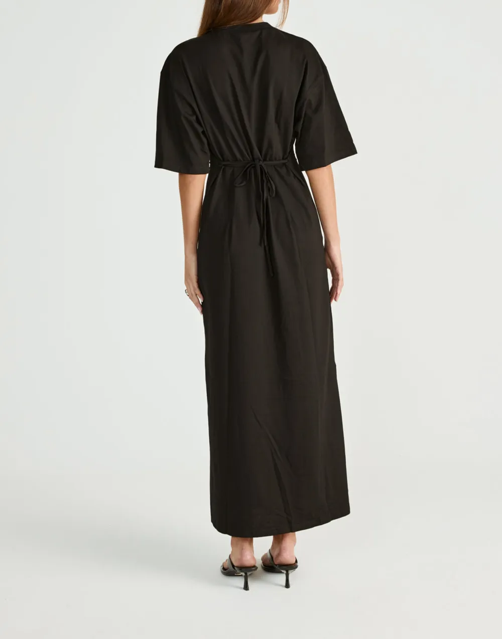 Simple And Versatile Short-Sleeved Dress