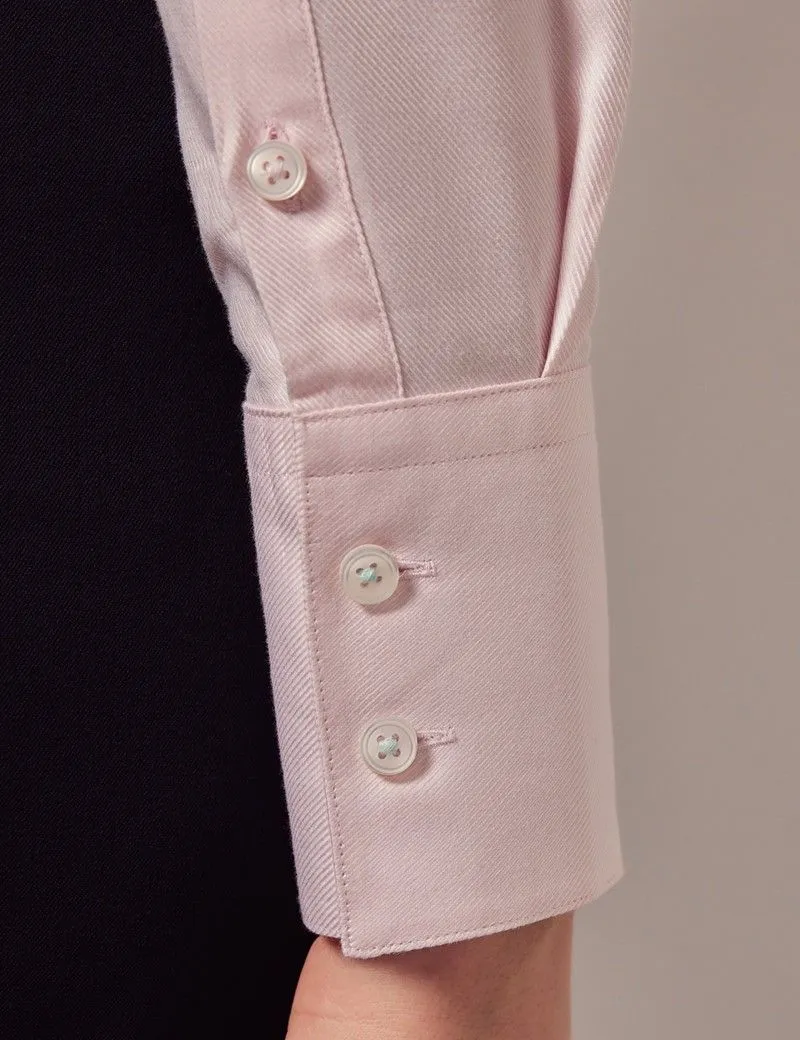 Twill Cotton Fitted Shirt