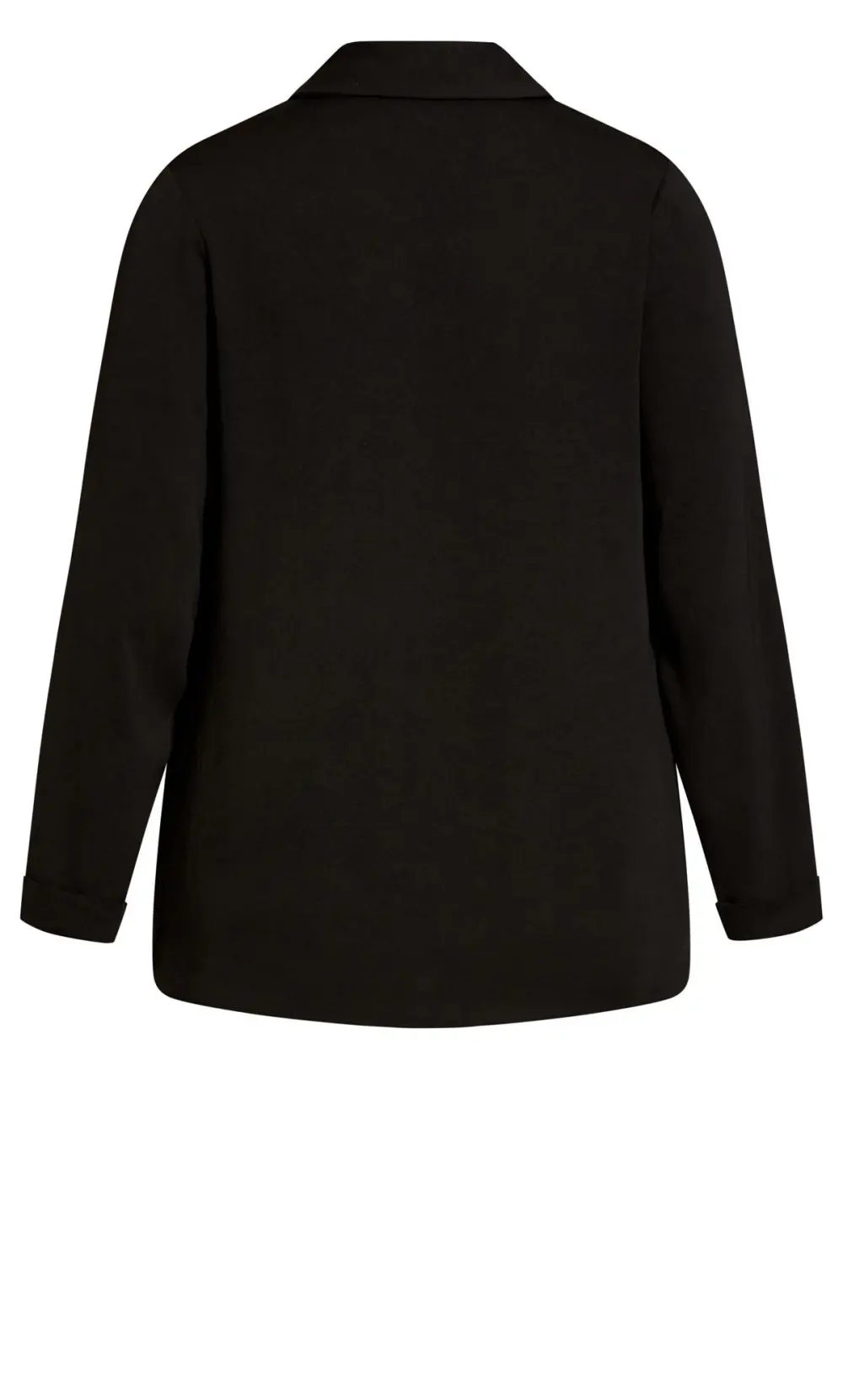 Evans Black Soft Button Jacket