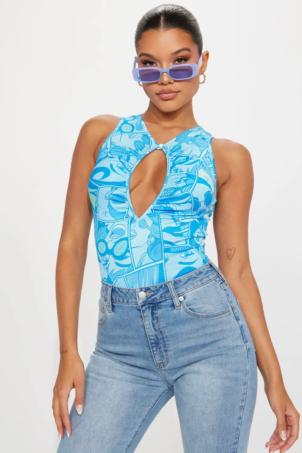 Love The View Bodysuit - Blue