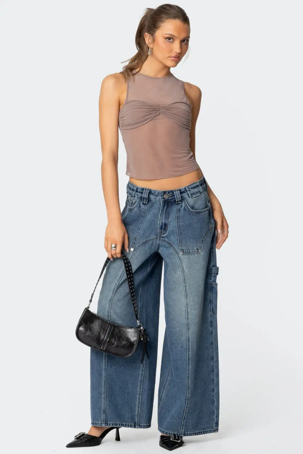 Erica Sheer Gathered Top
