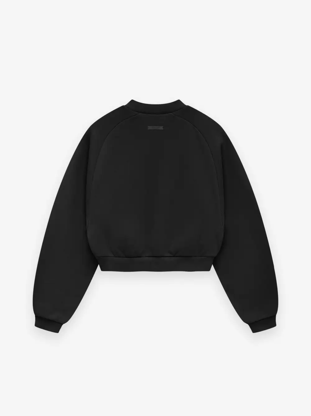 Womens Fleece Cropped Crewneck