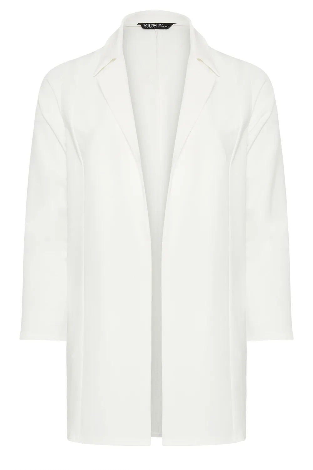 YOURS Curve Lime Green Scuba Blazer