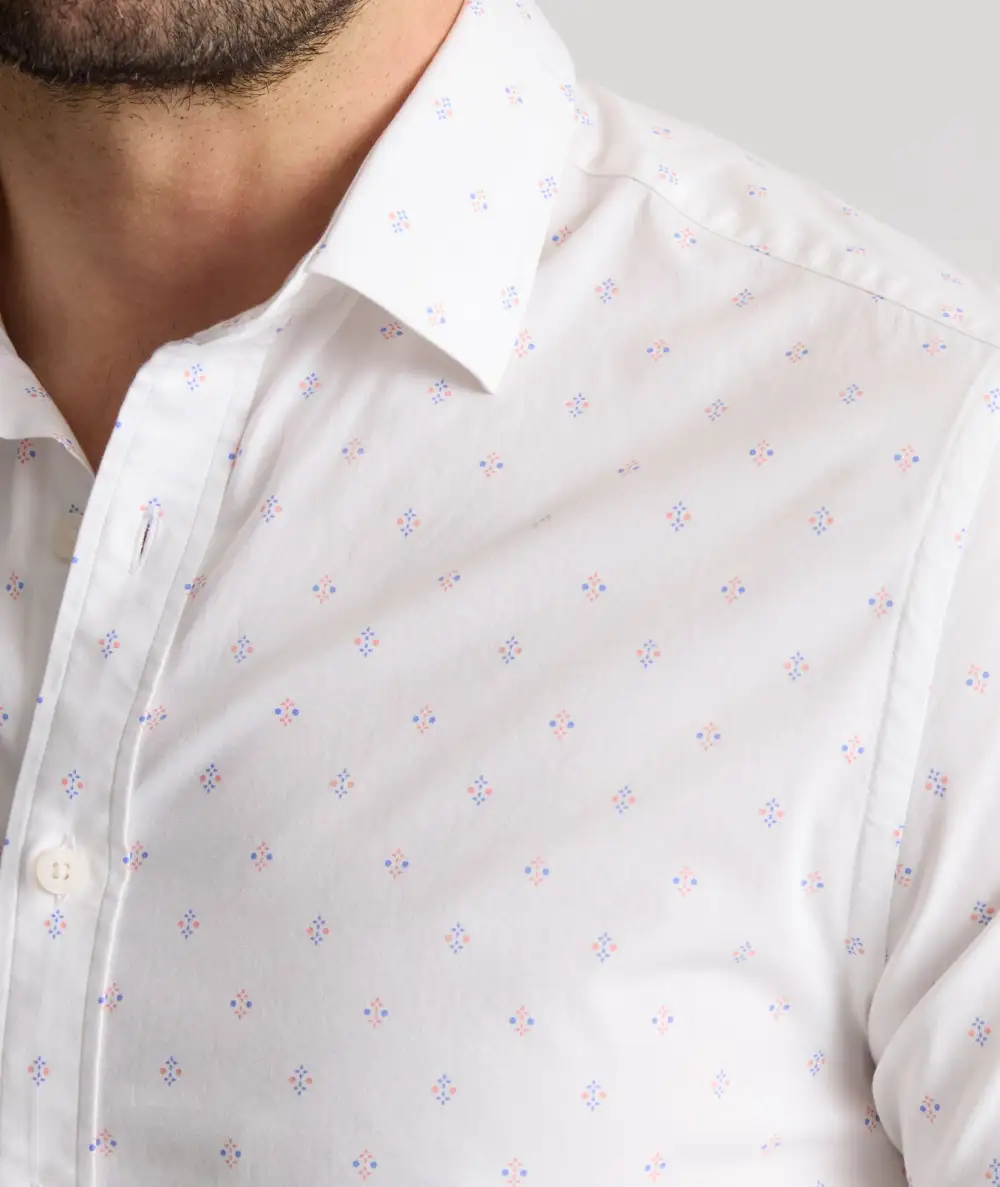 Stretch Cotton Short-Sleeve Rockwell Shirt