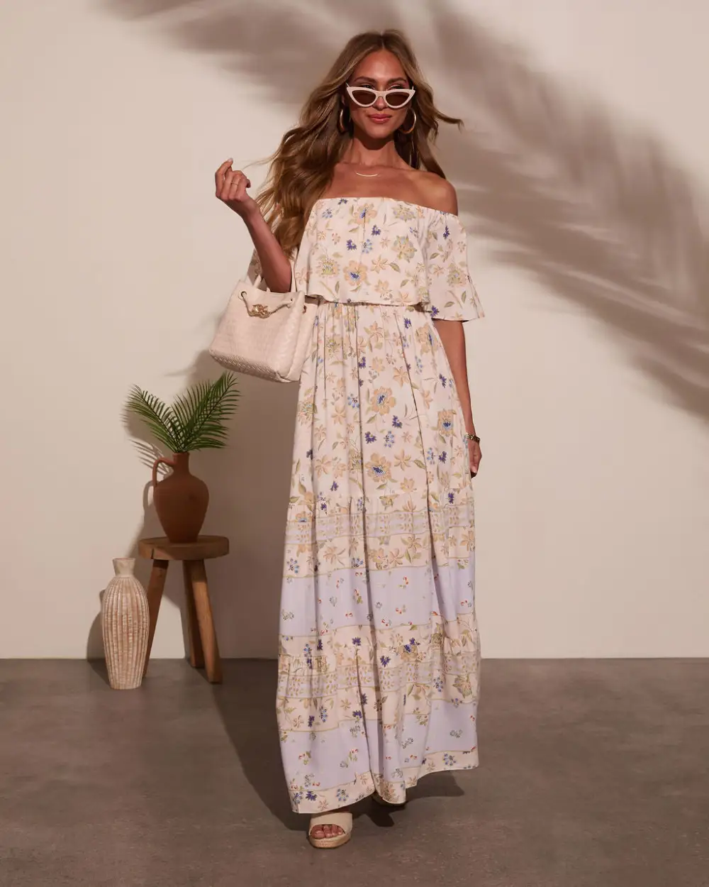 Niah Off The Shoulder Maxi Dress