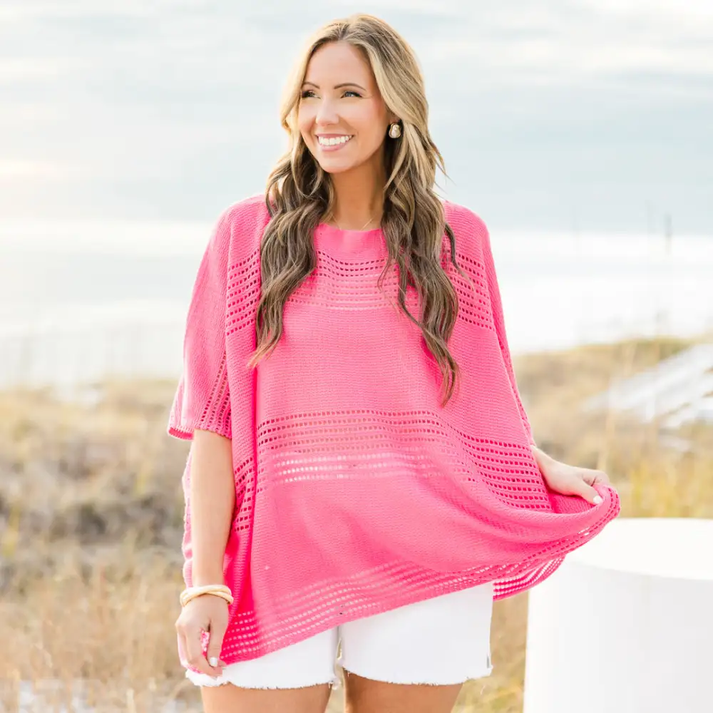 It's The Standard Sweater, Hot Pink