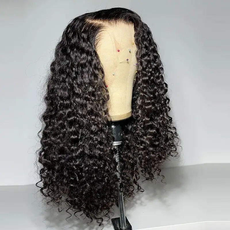 Undetactable HD Lace Water Wave Human Hair Wig Real HD Lace Wig