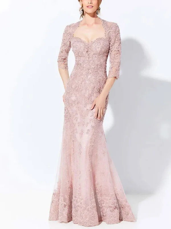 Lace slim fit temperament Mother Of The Bride Dress