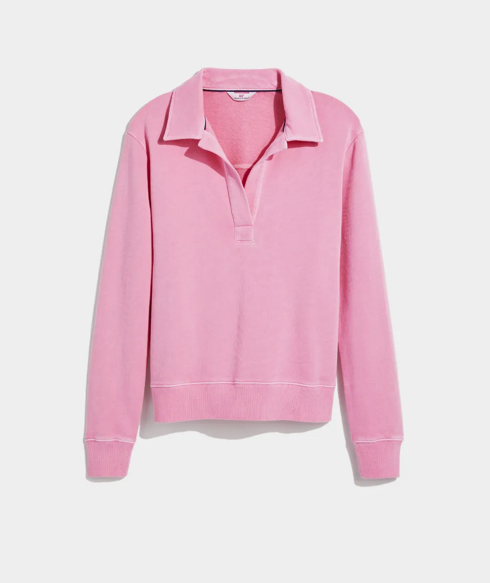 Polo Popover Sweatshirt