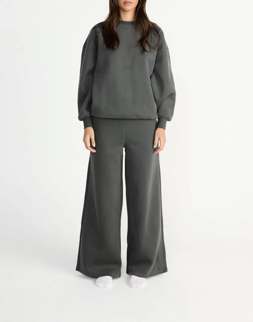 Fashionable Drop Shoulder Loose Sweater