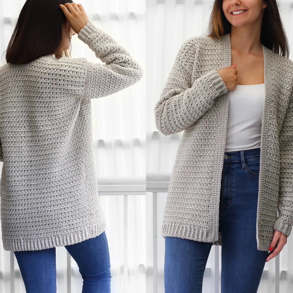 Women's Crochet Cardigan Top