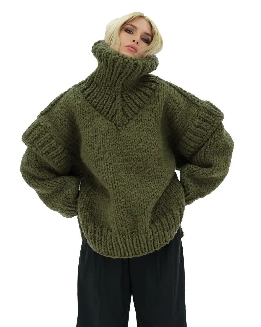 Turtle Rolled Neck Sweater