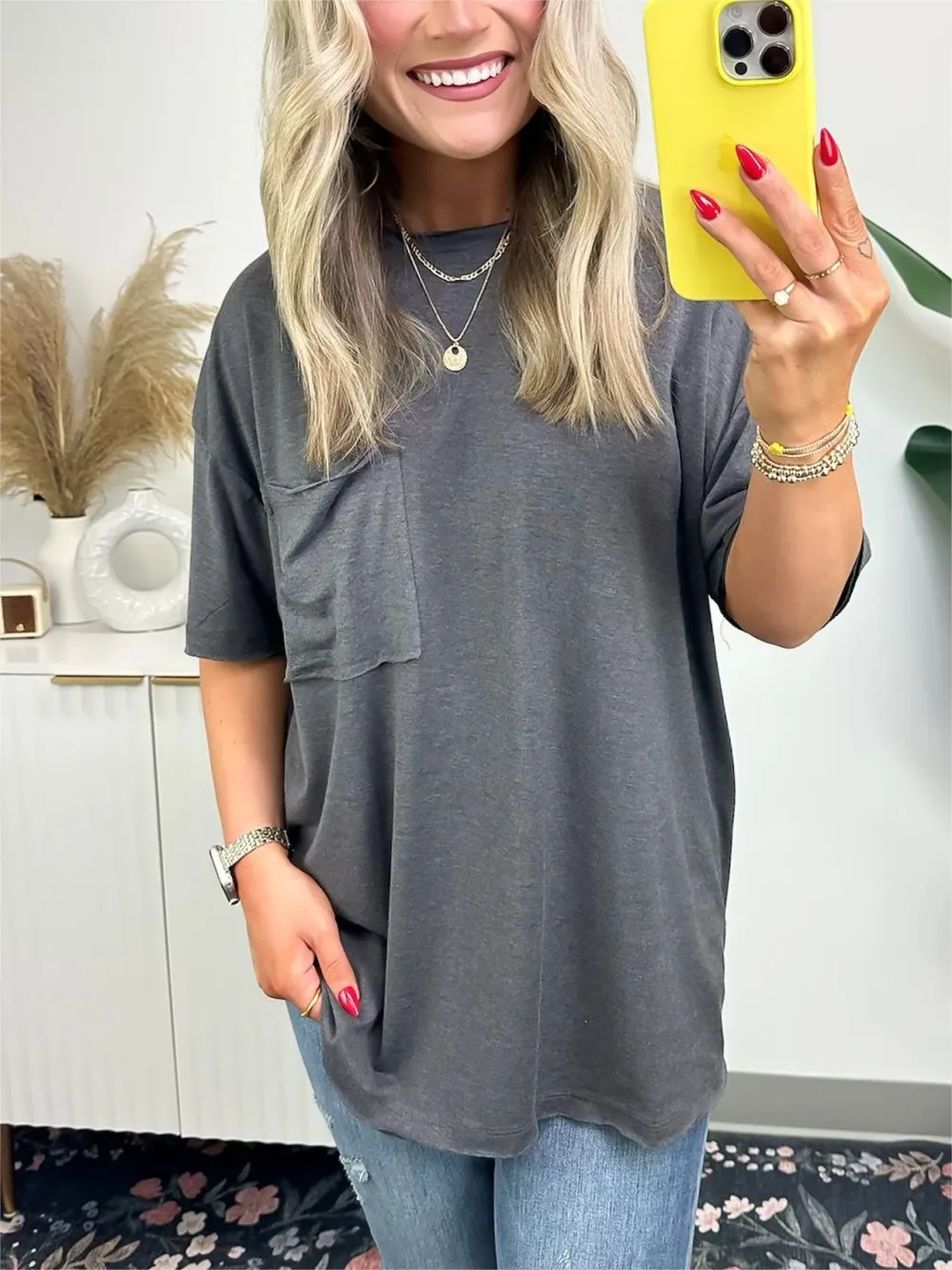 Women'S Raw Edge Boxy Tee
