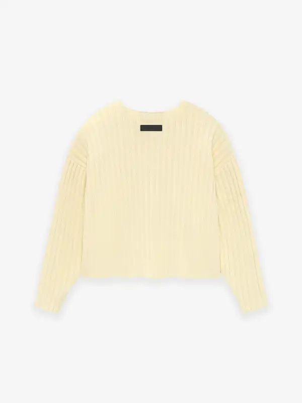 Kids Raw Neck Sweater