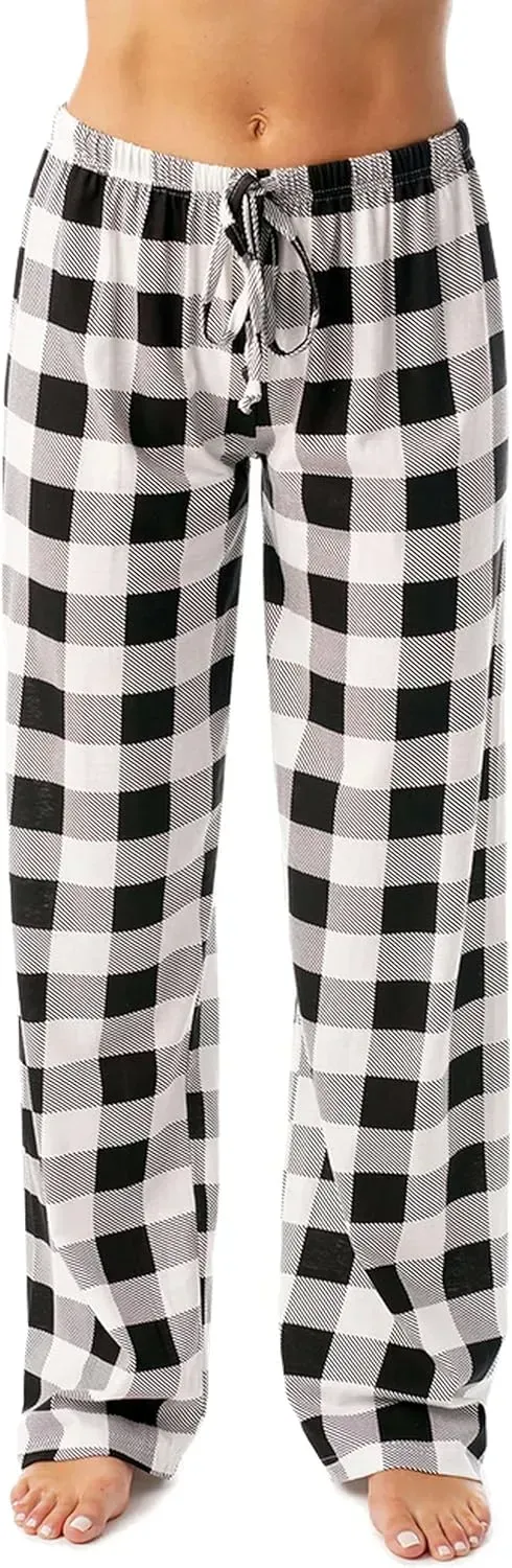 Women Pajama Pants Sleepwear Buffalo Plaid Pajamas
