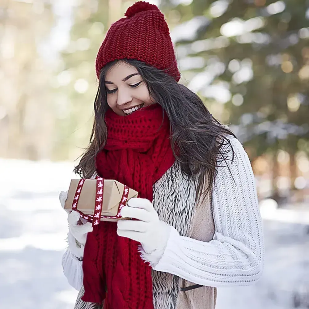 Women And Mens Winter Thick Cable Knit Wrap Chunky Long Warm Scarf