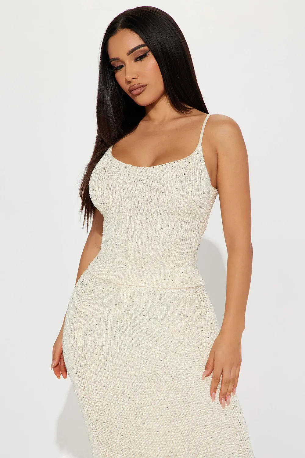 Spring/Summer The Spotlight Sequin Knit Skirt Set