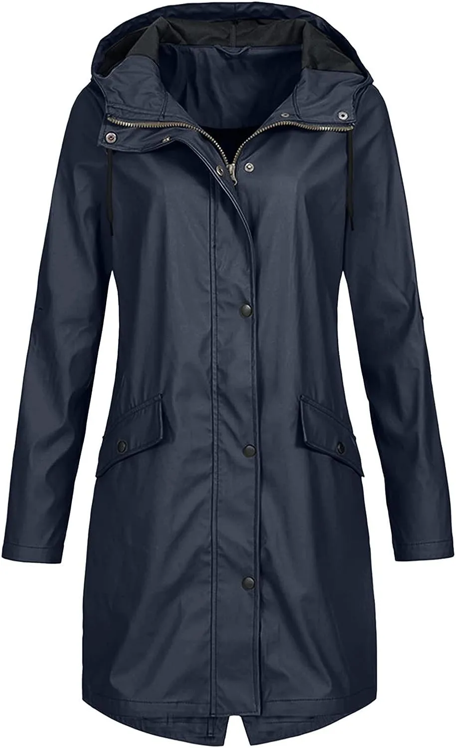 Rain Jackets For Women Waterproof With Hood Lightweight Casual Anorak Travel Hiking Coats with Pockets 720