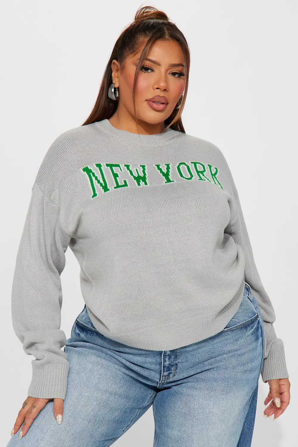 New York Vibe Sweater - Grey/combo