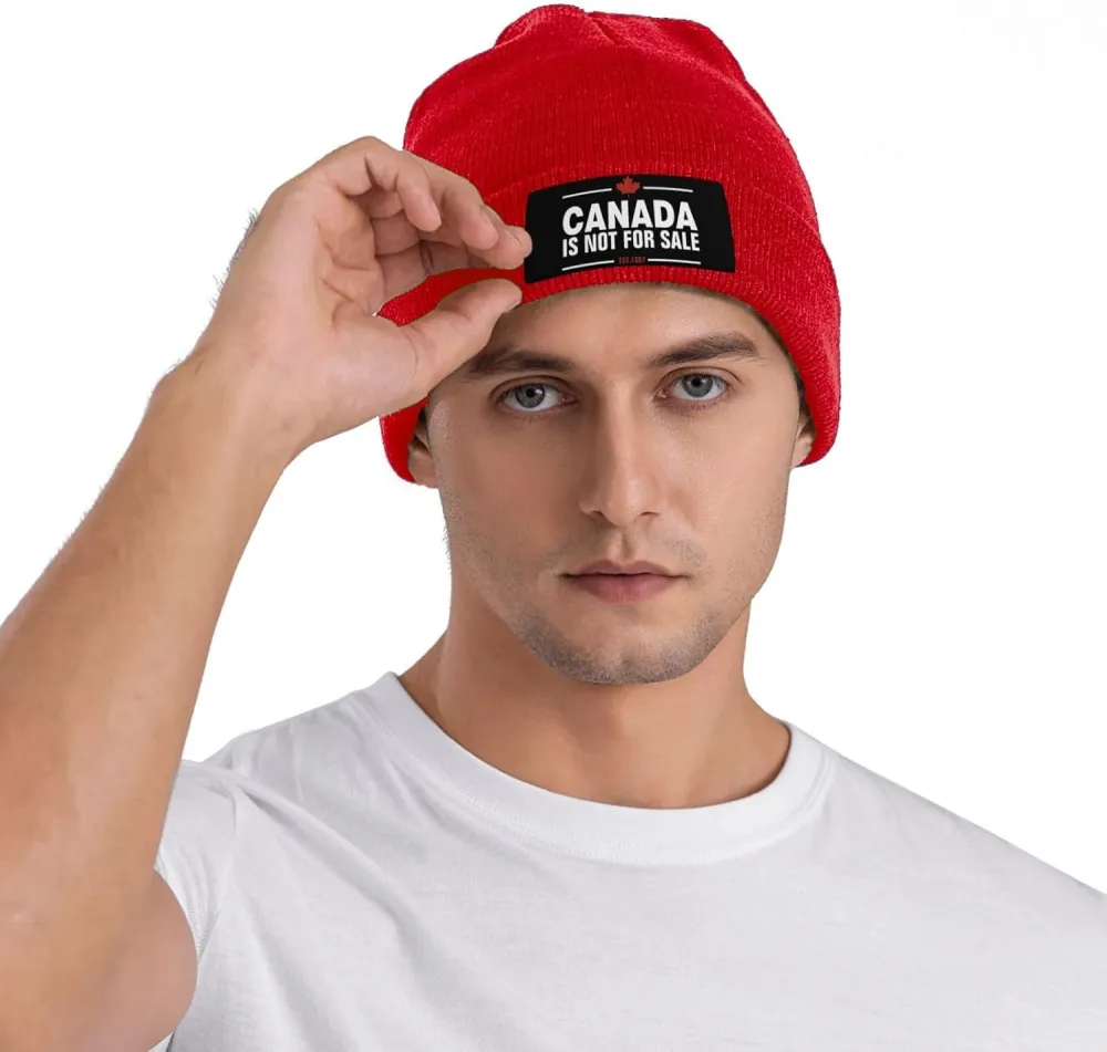 Canada is Not for Sale Unisex Beanie Knit Hat Winter Warm Skull Cap