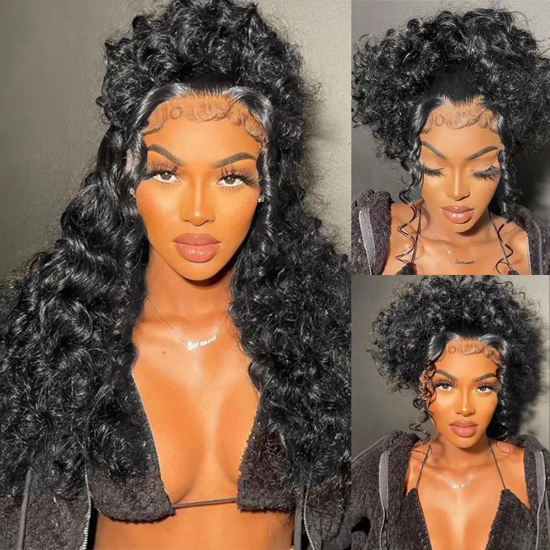 Crazy Sale | Invisi-Strap Snug Fit #1 Jet Black 360 Lace Frontal Human Hair Wig No Code Needed