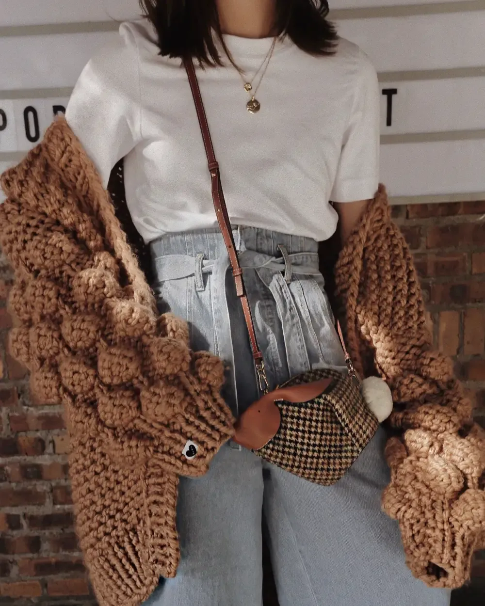 Bubble Sleeve Cardigan