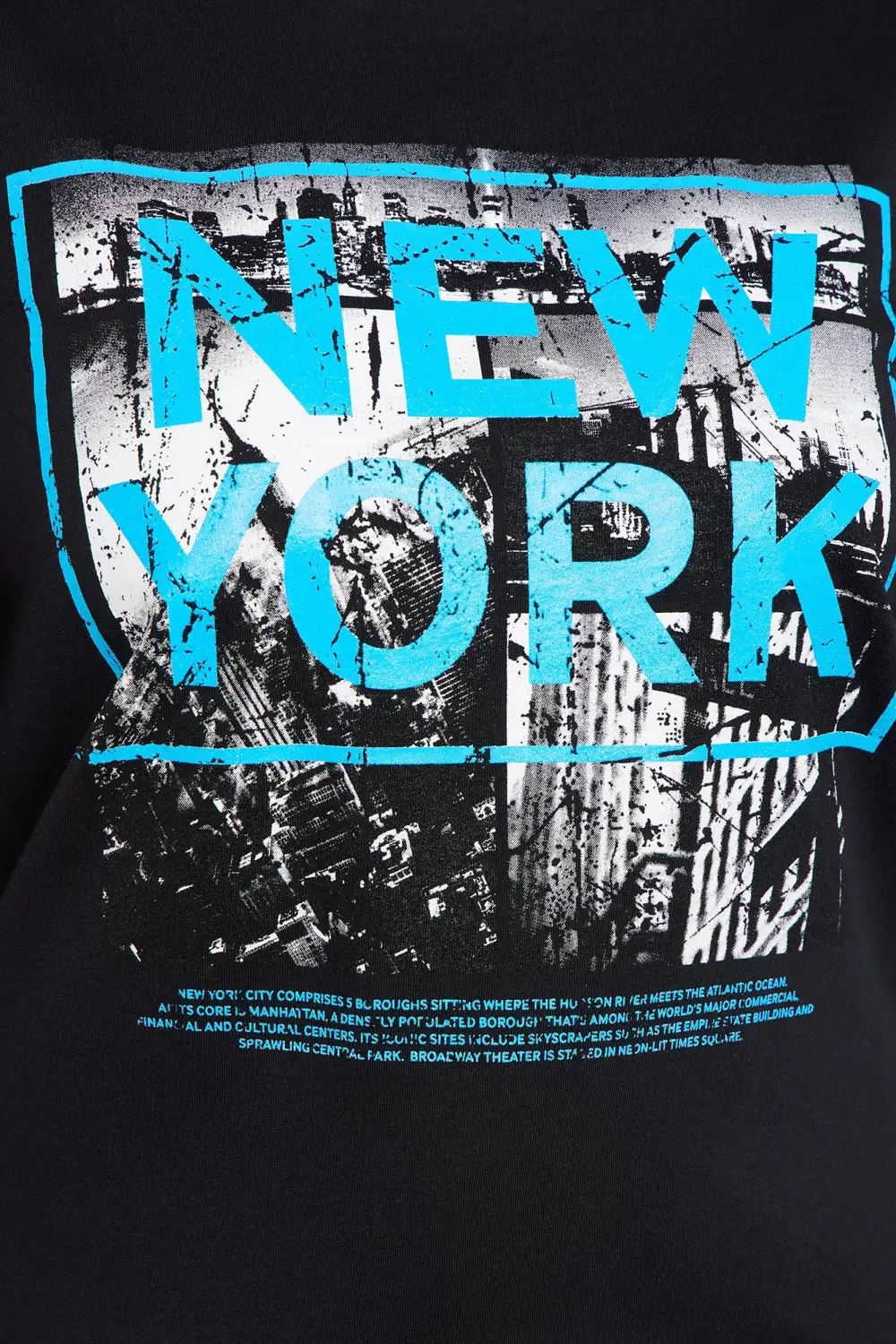 Meet Me In NY Tee - Black