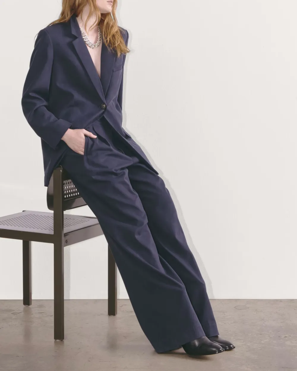 Mid-Waist Casual Pants