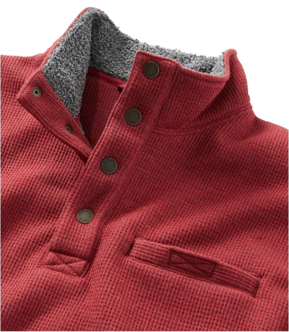 Men's Katahdin Iron Works Bonded Waffle Fleece, Mockneck