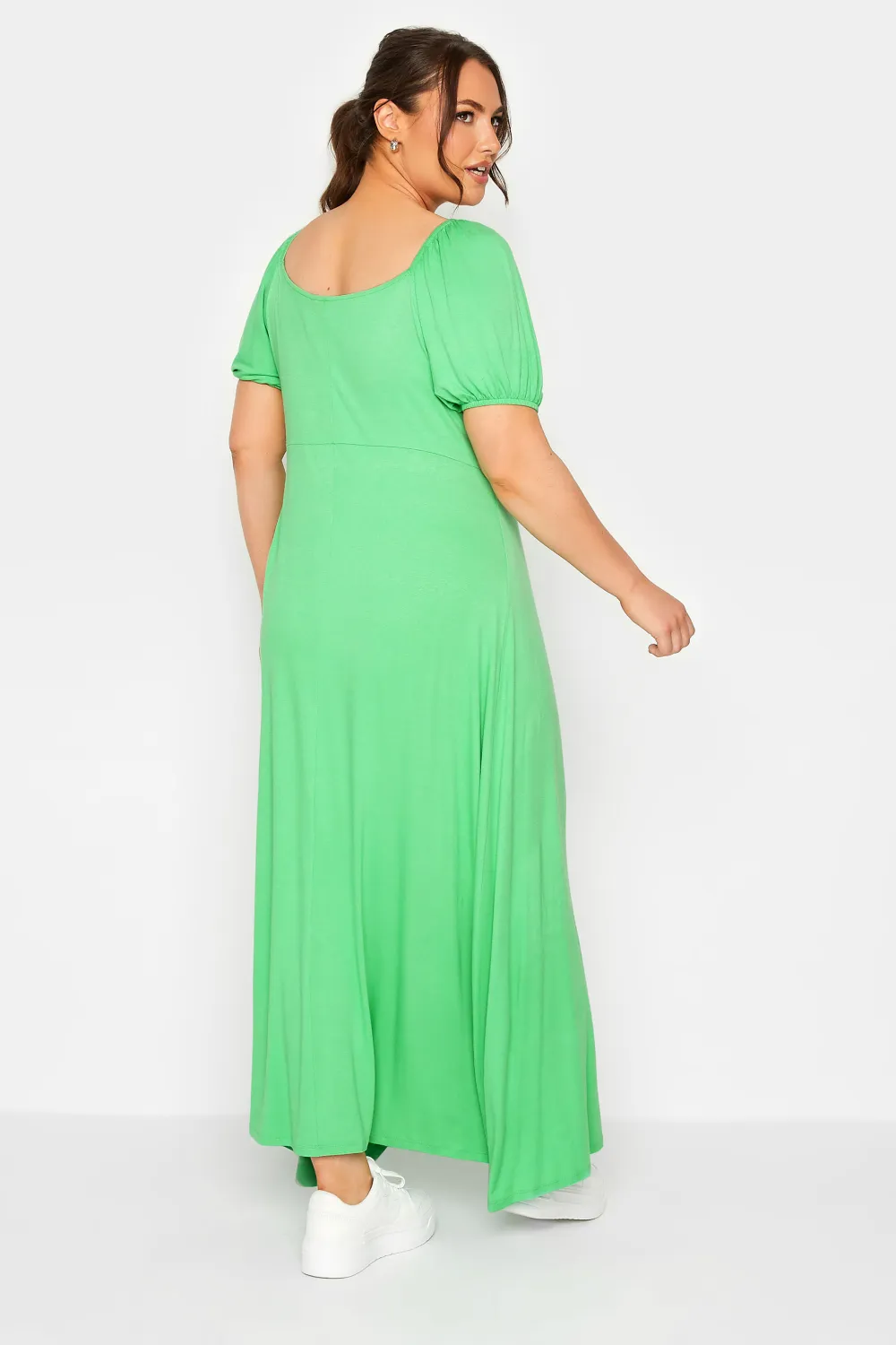 YOURS Curve Green Wrap Maxi Dress