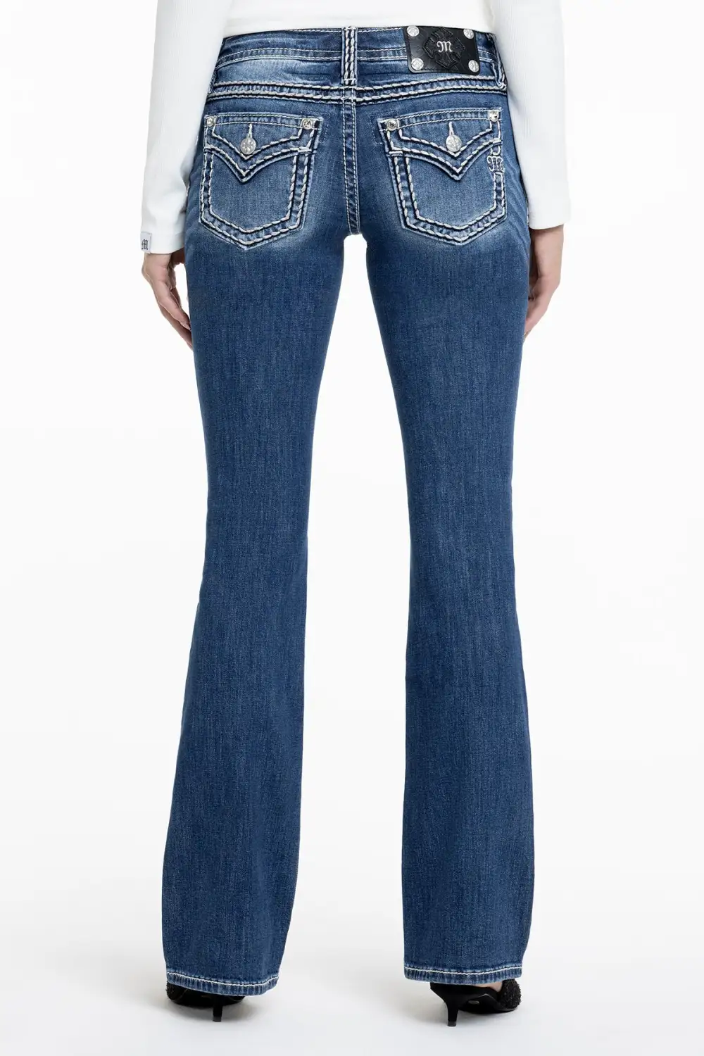 Cleo Stitched Bootcut Jeans