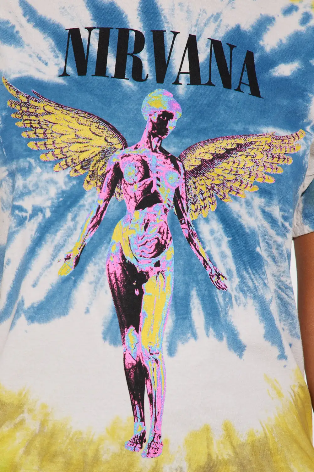 Nirvana Tie Dye Graphic Tee - Multi Color