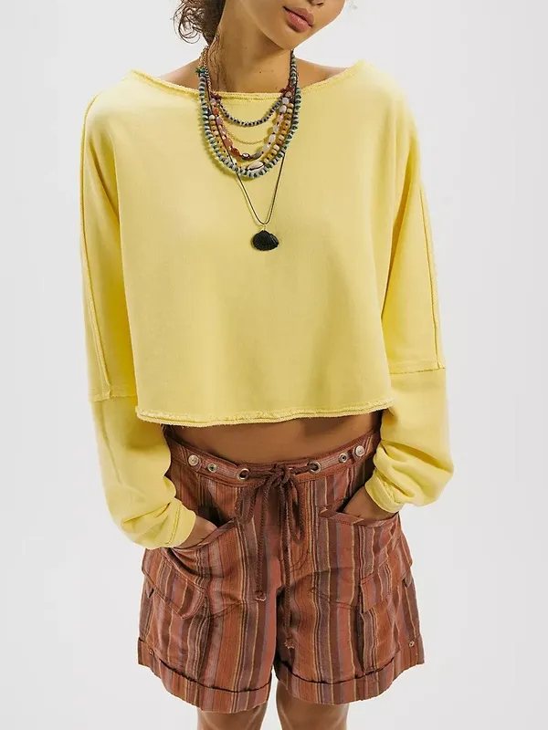 Relaxed Graphic Pullover Top