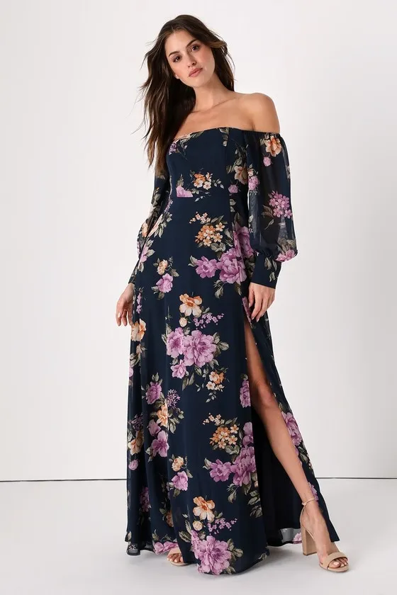 Night Moves Dress - Navy
