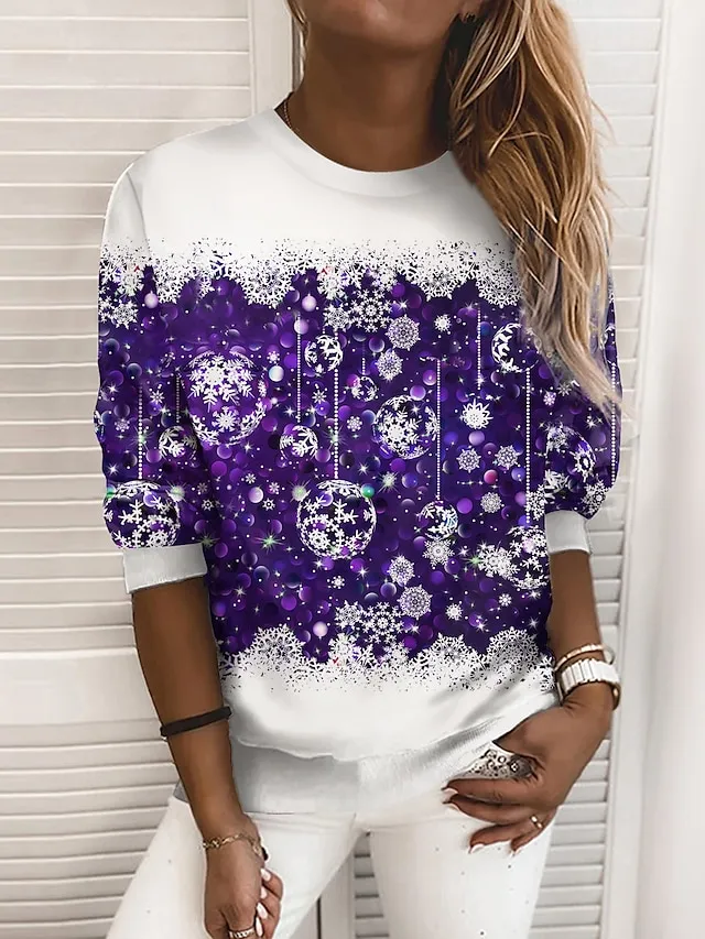 Women's Sweatshirt Pullover Stripes Print Casual Sports 3D Print Active Streetwear Hoodies Sweatshirts  Green Blue Purple