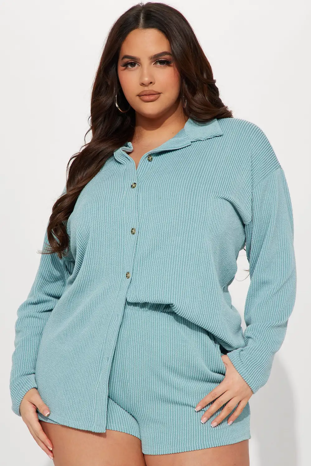Bianca Short Set - Sage